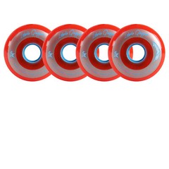Labeda Roller Hockey Wheels Gripper Indoor X-Soft 74A Red 72mm – Set of 4