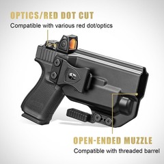 IWB Holster, Fit for Glock 17/19 Gen3-6 & 19X/ 44/45 & G34 Gen4-5 & MOS Versi…