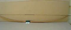 Vintage Wolverine English Style Long Bow 63, in. x 25 lb. R/H (Item #1)