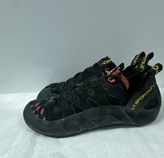 La Sportiva Tarantulace Climbing Shoes Mens 41.5 Black Red Bouldering Gym Lace