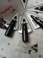 Mystery modern 2-blade archery broadheads (6)