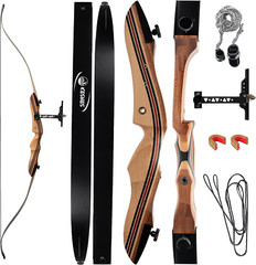 KESHES Takedown Hunting Recurve Bow and Arrow – 62 Archery Bow for Teens and Ad