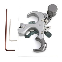 3/4Finger Thumb Trigger Compound Bow Release RHLH Archery Aid UV Button Shooting