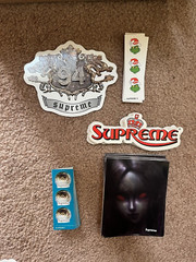 Supreme Assorted Stickers Lot of 5 + 2 random free stickers (Multiple Bundles)