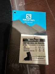 SALOMON LIGHT FOOTPRINT INSOLES + UNDER-SOLES MEDIUM (MENS SIZE 8-9) BRAND NEW