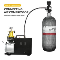 TUXING 300Bar Pcp Air Tank Carbon Fiber HPA Tank 2L with Filling Station M18*1.5