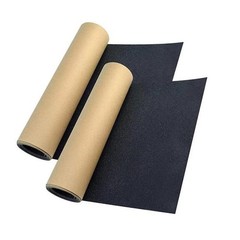 Skateboard Grip Tape 9″ x 33″ Non-Slip Griptape Coarse Grit Single Sheet (Bla…