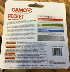 Gamo Rocket Pellet .177 Caliber 150 Count