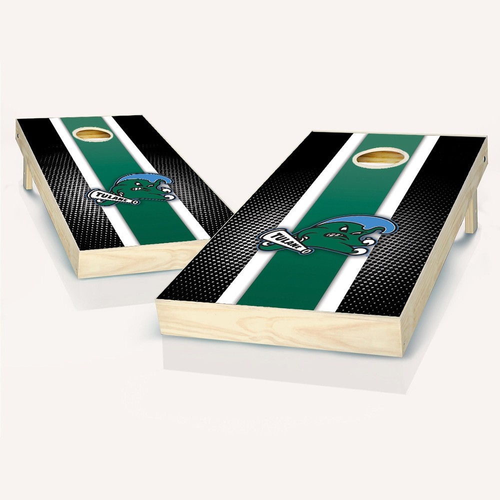 Tulane Cornhole Boards NCAA Licensed Tailgate Game Outdoor Lawn Set