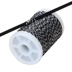 131 Yard Black White Archery Serving Thread High Strength Polyethylene 34 lbs