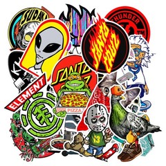 100 PCS Cool Stickers Pack,Vinyl Waterproof Stickers for Water Bottles Skateb…