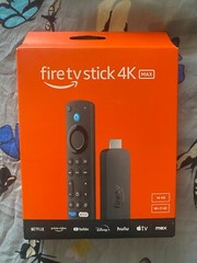 Fire TV Stick 4K Max streaming device, supports Wi-Fi 6E Ambient Experience