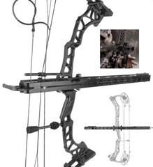 Archery mini Compound Bow Rapid Shooter Launcher Steel Ball Tool Hunting Shoot