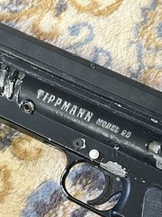 VTG Tippmann Classic Model 98 Paintball Marker Gun Shark Gills Barrel Untested