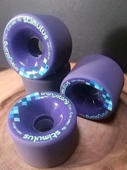 Orangatang Stimulus 70mm 83 a , Purple Wheels 1 sets of 4pcs
