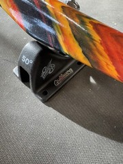 New Gullwing Trucks Charger II skateboard Trucks, Rasta, 180mm