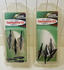 Lot of 2 Game Tracker Terminator 135 Cutting Diameter 1 3/16″