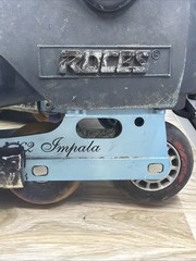 Size 10 Vintage Roces 62 Impala Lowrider Mens Agressive Inline Skates Made Italy
