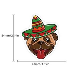 Assorted Mexican Flag Sticker Pack – 20 Pcs – Decals for Laptops Phones