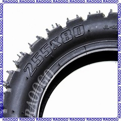 255×80 Tubeless Tire fit 80/65-6 & 10×3 Electric Scooter Tire