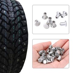 for Studs for Tires 100pcs 9mm/0.35″ Wheel Tyre Stud Screws Tire Spikes for C…