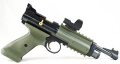 Crosman 2240 Grips Dual Rail Kit Right Hand Target Grip Picatinny 20mm OD Green