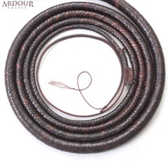 Kangaroo Leather Hide Bull Whip 04 to 16 Feet, 16 Plaits Indiana Jones Bullwhip