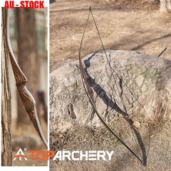 54» Archery Recurve Bow Longbow 20-70lbs Traditional Arrow Target Hunting Bow