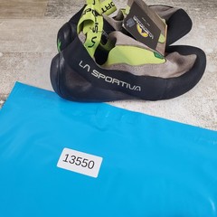 La Sportiva Cobra Eco Climbing Shoe Womens Sz 7 Falcon Brown Apple Green Classic