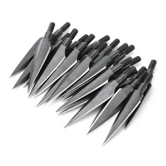 6/12X Archery Arrowheads 150grain Hunting Broadhead Screw Points Bow Arrow Shoot