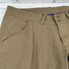 Irideon Riding Wear Womens Riding Pants L Tan Bootcut 2 Snap Zip 34×32 Pockets
