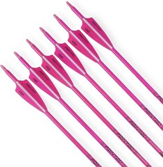 Bright Fluorescein Pink Carbon Arrows – 30-Inch Pack of 12 for Hunters & Archers