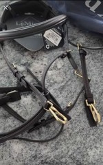 LeMieux Work Bridle Leather Snaffle Bridle Brown Size Pony