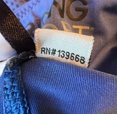 Riding Sport By Dover Saddlery Silicon Riding Tights Pockets Blue Medium