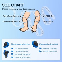 6PCS Kids Protective Gear Set, Knee Pads for Kids 3-10 Years Old, Toddler Elb…