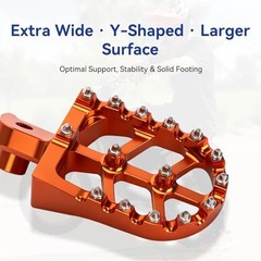 CNC Aluminum Foot Pegs Compatible with Tuttio Soleil01 Electric Dirt Bike