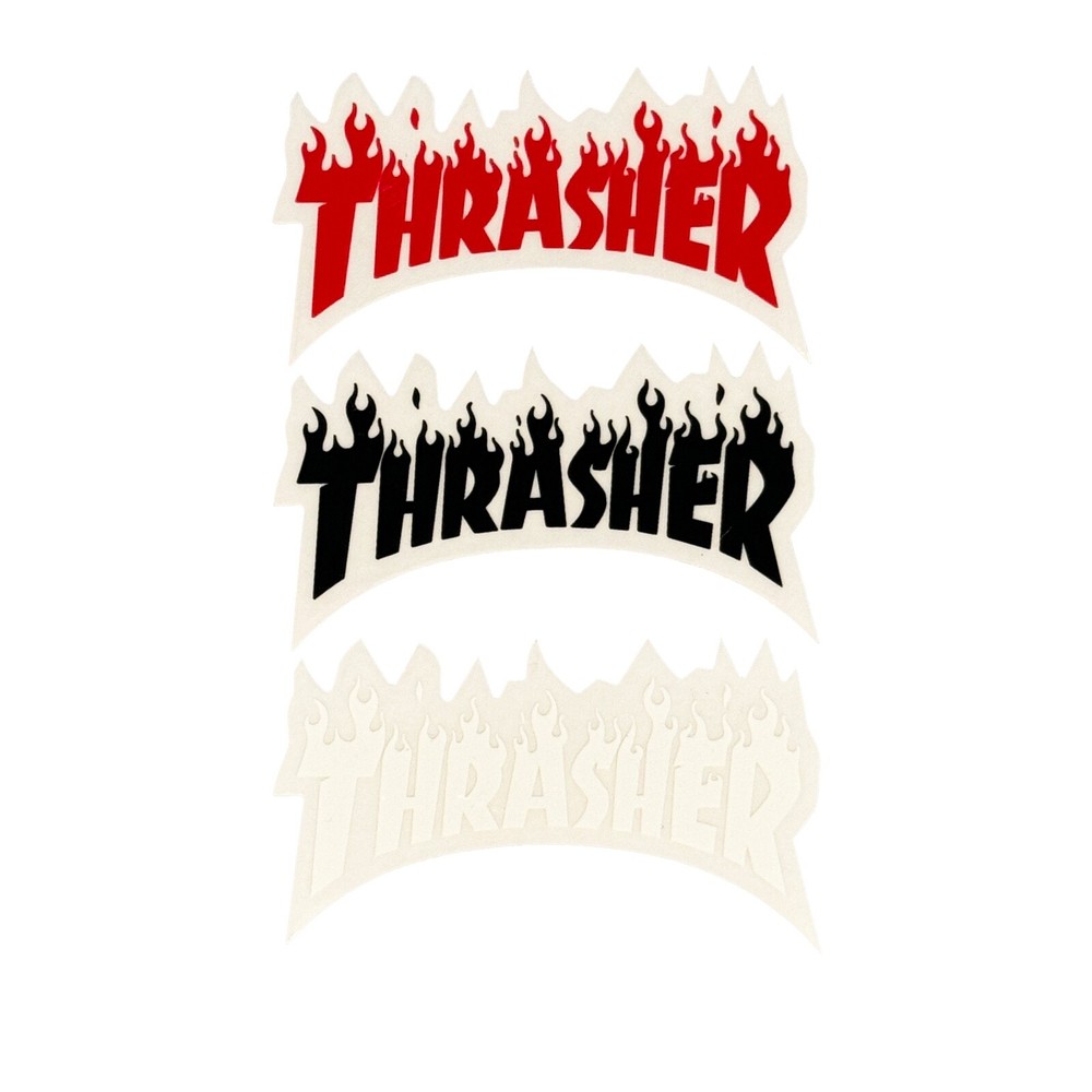 Thrasher Magazine Flame Fire Logo Sticker 3″ Skateboard Decal 3 Color Choices