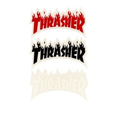 Thrasher Magazine Flame Fire Logo Sticker 3″ Skateboard Decal 3 Color Choices