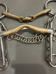 KK Ultra KK snaffle and Weymouth curb dressage Bits USED