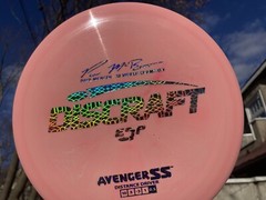 McBeth 5X ESP Avenger SS-Pink w Holographic Silver Tron Foil