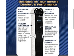 Classic Equine AirFlex Cinch Horse Girth White Cool Flex Stainless Steel