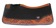 Horse 32″x30″ Western Contoured Wool Felt Therapeutic Saddle Pad 39253