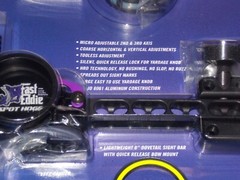 NEW Spot Hogg Fast Eddie XL Single Pin Bow Sight- LEFT Handed, .010 – 1 Pin