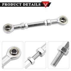Universal 6″ Tie Rod End Steering Kit – 2pcs 95mm Go Kart ATV Off-Road Parts