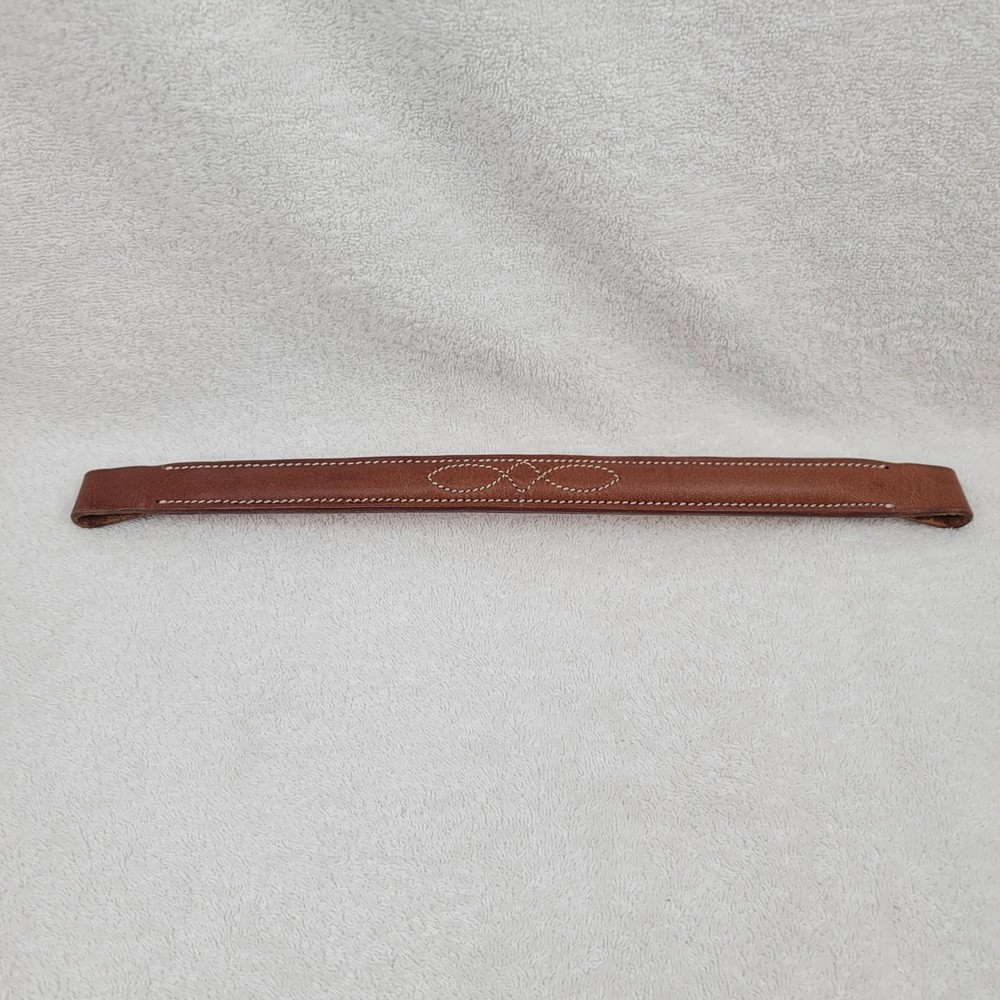 Western Headstall Brow Band 16.5 x 1 1/8″ Loop 1 1/8″ Rawhide Western Embr. New