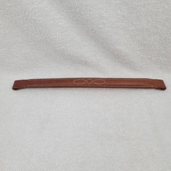 Western Headstall Brow Band 16.5 x 1 1/8″ Loop 1 1/8″ Rawhide Western Embr. New