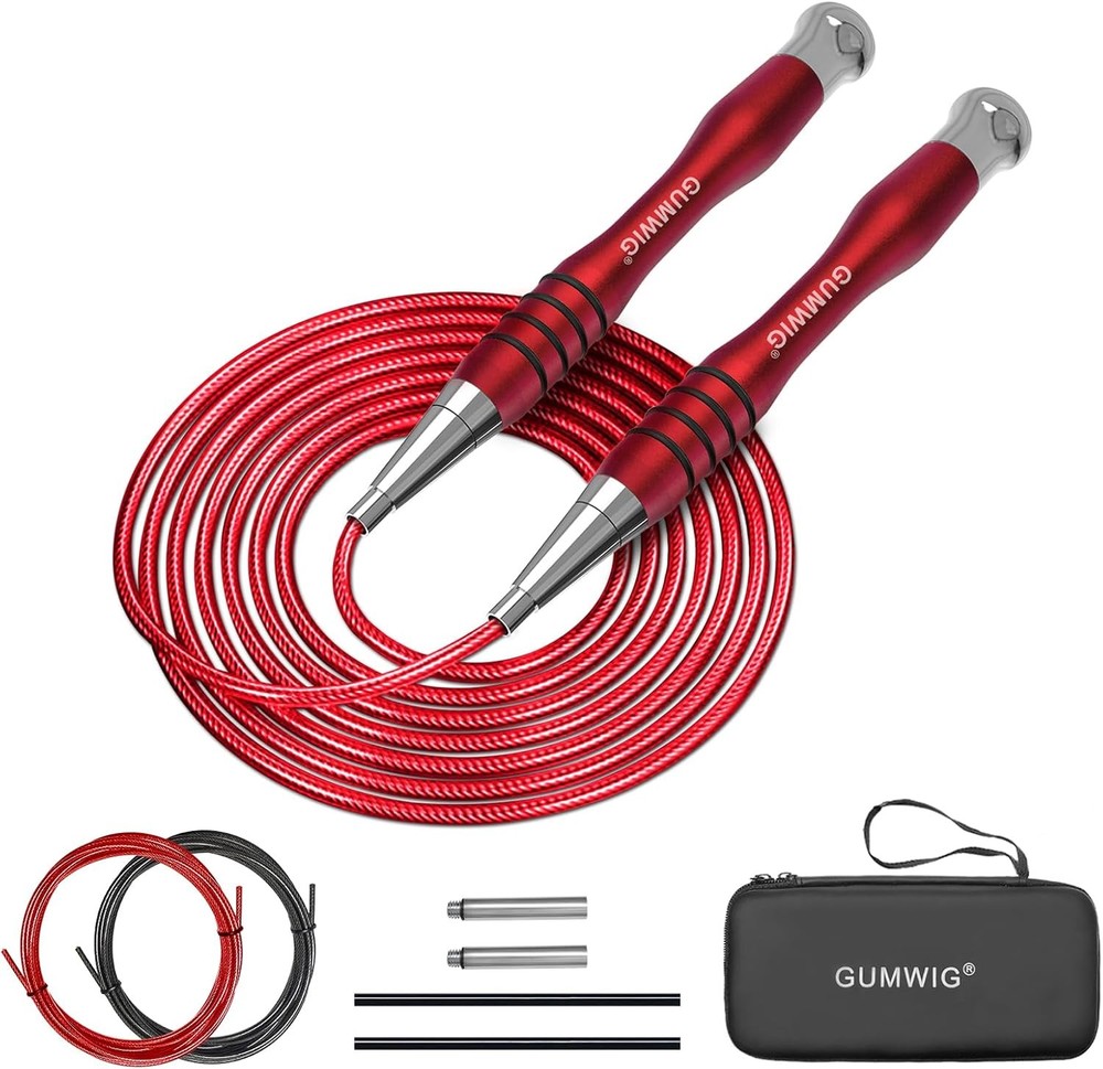 High Speed Jump Rope for Adults Men Women, Double Under Jumping Ropes for