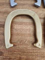 Diamond Double Ringer 2-1/2 LB Horseshoes A & B, Set Of 4, Made In USA