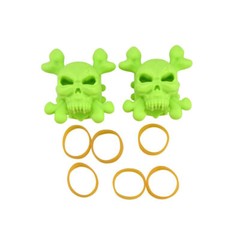 2pcs Archery Skull Stabilizer Compound Bow Limbs Rubber Shock Absorber Hunting