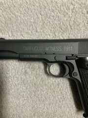 Tanfoglio Witness CO2 BB Pistol With Dark Brown Almost Black Grips